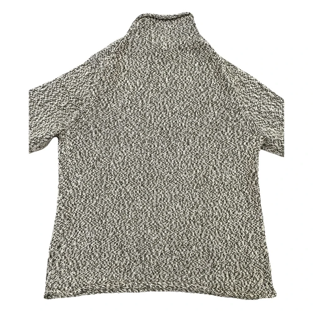 J Crew Unisex 1988 Rollneck Fisherman Kit Sweater M Marled Heathered Oarsman
